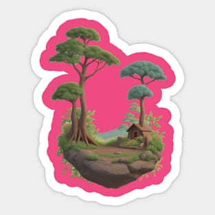 Trees and dreams Sticker